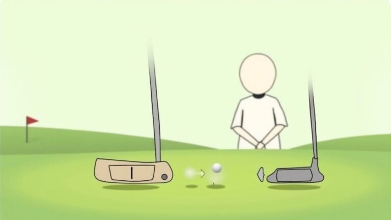 putter weight distribution characteristics